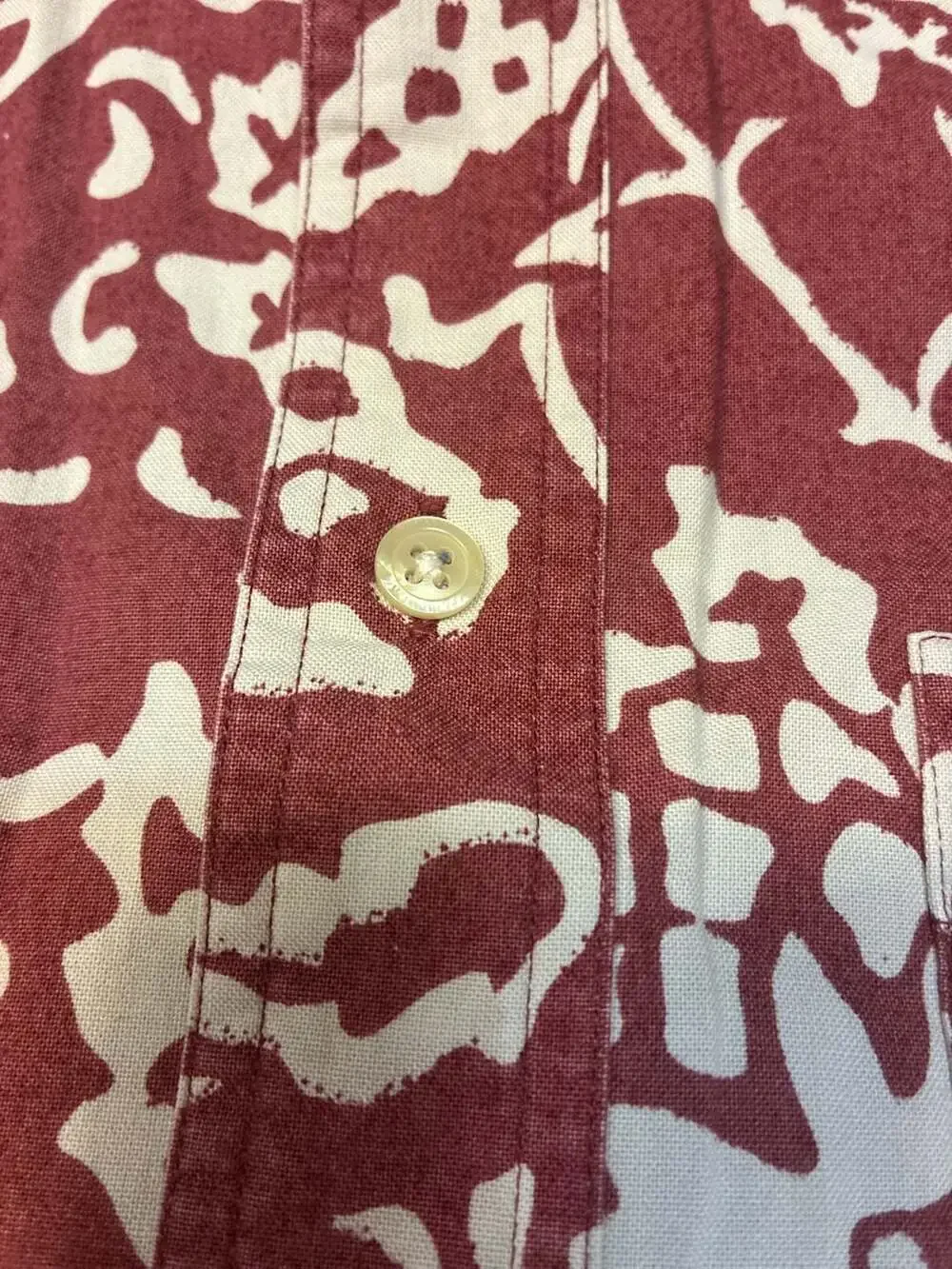 Banana Republic 100% Cotton Floral Print Short Sleeve Button-Up Shirt